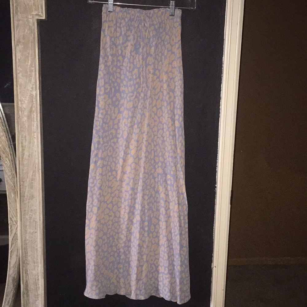 Subtle Cheetah Print Maxi Skirt